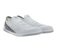 Minimalista GROUNDIES Osaka Barefoot Shoes da uomo, sneakers basse con suola TrueSense, scarpe stringate GND-280262-02 Bianco/Grigio