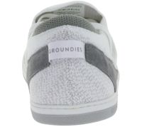 Minimalista GROUNDIES Osaka Barefoot Shoes da uomo, sneakers basse con suola TrueSense, scarpe stringate GND-280262-02 Bianco/Grigio