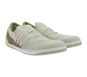 Minimalist GROUNDIES Osaka Barefoot Shoes for Men, Low-Top Sneakers with TrueSense Sole, Lace-Up Shoes GND-280262-03 Beige