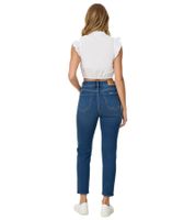klassische Damen Bluse Dirndl-Bluse mit Rüschen Baumwoll-Trachtenmode 974979 Weiß