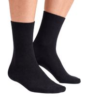 Atmungsaktive 10 Paar CAPPUCCINO ITALIA Damen & Herren Bambus-Socken Alltags-Strümpfe Freizeit-Socken 11685 Schwarz/Dunkelblau/Grau