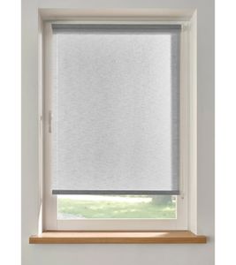 Tenda a rullo semplice per la privacy con effetto testurizzato, tenda per finestra, protezione solare 976513 Grigio