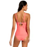 Elegante conjunto de tankini de 2 piezas para mujer - Trajes de baño de moda para la playa y el verano 960303 Naranja