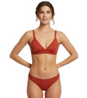 Haut de bikini cache-cœur simple pour femme - Maillot de bain plage et été 958674 Marron