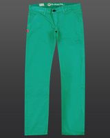 Pantaloni chino da uomo, vestibilità regolare, classici, in tessuto, casual, da lavoro, 7551, verde