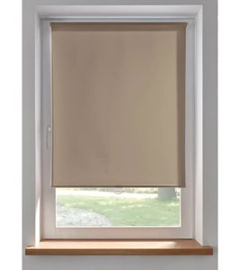 Store enrouleur occultant sans cordon, protection solaire 959540 Taupe