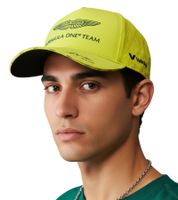 Formula 1 Aston Martin F1 BOSS Baseball-Cap Saison 2024 Fan-Cap Snapback Lance Stroll oder Fernando Alonso Grün, Weiß oder Neongelb