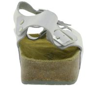Slip-resistant hsm men's work sandals, ESD-compatible, genuine leather shoes with SRC protection class, clogs, professional shoes, factory second-hand, B-grade, medical shoes, white