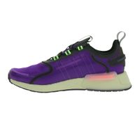 Sporty adidas NMD_V3 Sneakers, Sustainable Running Shoes for Men and Women with BOOST Cushioning, GW3062 Purple/Black/Green