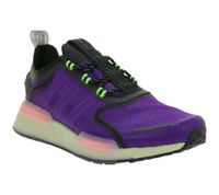 Sporty adidas NMD_V3 Sneakers, Sustainable Running Shoes for Men and Women with BOOST Cushioning, GW3062 Purple/Black/Green