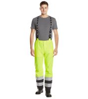Salopette de travail imperméable Helly Hansen Potsdam pour homme avec panneau dorsal amovible HellyTech 71475_369 Jaune fluo