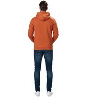 Felpa con cappuccio da uomo Helly Hansen con logo, in cotone, 300 g/m², colore arancione, codice articolo 79264_290