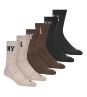 6 paia di calzini da uomo SCOTCH & SODA in spugna, modello a mezza gamba alta - Calzini casual/eleganti - Taglia 41-46 (UE) SS43513
