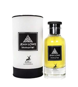 Élégant Eau de Parfum Homme MAISON ALHAMBRA, Parfum Corps Frais et Épicé 100ml Blanc