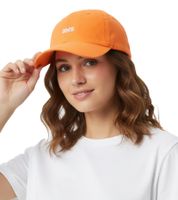 Casquette de baseball classique OMG à double cœur lumineux avec broderie OMG, en coton, visière ajustable, 4603M K258210 Orange fluo