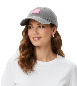Faded ZWILLINGSHERZ Basic Classic Baseball Cap with Logo Patch, Cotton Cap, Adjustable Brim, 4603M K25357-1 Gray
