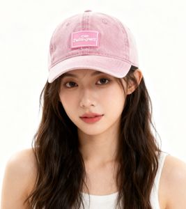 Faded ZWILLINGSHERZ Basic Classic Baseball Cap with Logo Patch, Cotton Cap, Adjustable Brim, 4603M K25357-5 Pink