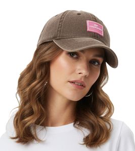 Faded ZWILLINGSHERZ Basic Classic Baseball Cap with Logo Patch, Cotton Cap, Adjustable Brim, 4603M K25357-3 Brown