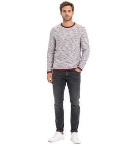 classic SOLID SDFlocks men's sweatshirt with crew neck pullover 21102722ME-985 Red