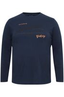 klassisches BLEND BHDopper BT Herren Longsleeve mit Rundhals Langarm-Shirt 20713446ME-194025 Blau