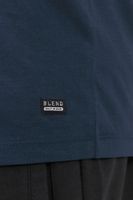 klassisches BLEND BHDopper BT Herren Longsleeve mit Rundhals Langarm-Shirt 20713446ME-194025 Blau