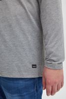 klassisches BLEND BHDopper BT Herren Longsleeve mit Rundhals Langarm-Shirt Große Größen 20713446ME-200274 Grau