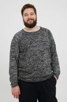 clásico BLEND BHDan BT hombre jersey de punto fino con cuello redondo jersey de punto 20713439ME-194007 Negro