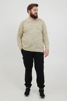 klassischer BLEND BHDan BT Herren Feinstrickpullover mit Rundhals Strickpullover Große Größen 20713439ME-120105 Beige
