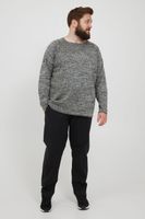 klassischer BLEND BHDan BT Herren Feinstrickpullover mit Rundhals Strickpullover Große Größen 20713439ME-200277 Grau