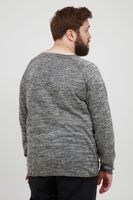 klassischer BLEND BHDan BT Herren Feinstrickpullover mit Rundhals Strickpullover Große Größen 20713439ME-200277 Grau