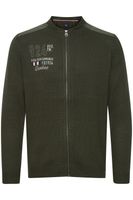 klassische FQ1924 FQErland Herren Zip-Jacke mit Stehkragen Jacke 21900122-ME-190413 Grün