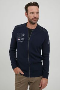 classica FQ1924 FQErland uomo giacca con zip con collo alto giacca 21900122-ME-193923 Blu