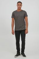 classic 11 PROJECT PRTullio men's T-shirt with crew neck shirt 21300777-ME-194007 Black