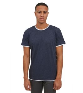 klassisches 11 PROJECT PRVenanzio Herren T-Shirt mit Rundhals Shirt 20714124ME-1940241 Blau