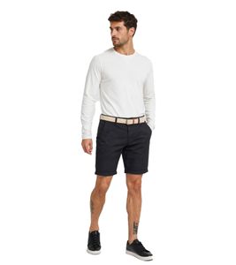 Classici pantaloncini chino da uomo 11 PROJECT PRFribus con cintura inclusa chiusura con bottone e zip Shorts 20714807ME-194007 Nero