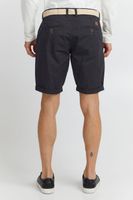 klassische 11 PROJECT PRFribus Herren Chino Shorts inkl. Gürtel mit Knopf und Reißverschluss Shorts 20714807ME-194007 Schwarz