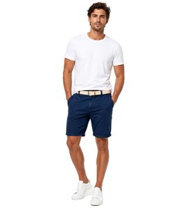 Pantaloni chino da uomo Classic 11 PROJECT PRFribus con cintura, bottone e cerniera, 20714807ME-194024 Blu