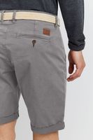 klassische 11 PROJECT PRFribus Herren Chino Shorts inkl. Gürtel mit Knopf und Reißverschluss Shorts 20714807ME-180000 Grau