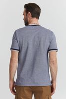 klassisches FQ1924 FQIikay Herren T-Shirt mit Rundhals Shirt 21900187-ME-193923 Blau