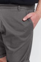 klassische SOLID SDMontijo BT Herren Chino Shorts mit Reißverschluss Shorts Große Größen 21300875-ME-792890 Grau