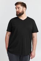 klassisches SOLID SDBedo BT Herren T-Shirt mit V-Ausschnitt Shirt 21300881-ME-194007 Schwarz