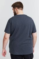 klassisches SOLID SDBedo BT Herren T-Shirt mit V-Ausschnitt Shirt 21300881-ME-1940101 Blau