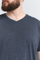 klassisches SOLID SDBedo BT Herren T-Shirt mit V-Ausschnitt Shirt 21300881-ME-1940101 Blau