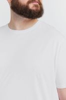 Camiseta clásica SOLID SDBedonno BT para hombre, tallas grandes, cuello redondo, 21300883-ME-110601, blanca