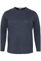 Camiseta clásica de manga larga con cuello redondo para hombre de la marca SOLID SDBedon BT, tallas grandes, 21300882-ME-1940101, color azul.
