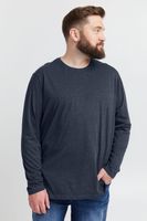 Camiseta clásica de manga larga con cuello redondo para hombre de la marca SOLID SDBedon BT, tallas grandes, 21300882-ME-1940101, color azul.