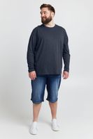 Camiseta clásica de manga larga con cuello redondo para hombre de la marca SOLID SDBedon BT, tallas grandes, 21300882-ME-1940101, color azul.