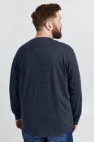 Camiseta clásica de manga larga con cuello redondo para hombre de la marca SOLID SDBedon BT, tallas grandes, 21300882-ME-1940101, color azul.