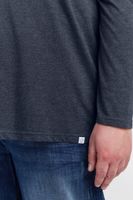 Camiseta clásica de manga larga con cuello redondo para hombre de la marca SOLID SDBedon BT, tallas grandes, 21300882-ME-1940101, color azul.