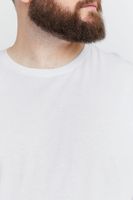 Camiseta clásica de manga larga con cuello redondo para hombre de la marca SOLID SDBedon BT, tallas grandes, 21300882-ME-110601, color blanco.